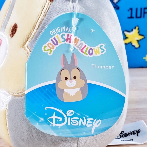 Squishmallow (Bambi) Thumper the Rabbit 5" UltraSoft Stuffed Disney Movie Plush - Picture 10 of 12